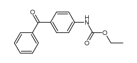 ethyl (4-benzoylphenyl)carbamate结构式