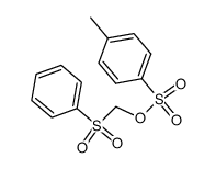 (Phenylsulfonyl)methyl 4-methylbenzenesulfonate structure