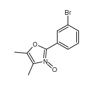 2-(3-Bromophenyl)-4,5-dimethyloxazole-3-oxide结构式