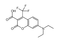 7-(DIETHYLAMINO)-2-OXO-4-(TRIFLUOROMETHYL)-2H-CHROMENE-3-CARBOXYLIC ACID picture