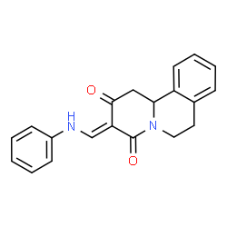 3-(ANILINOMETHYLENE)-1,6,7,11B-TETRAHYDRO-2H-PYRIDO[2,1-A]ISOQUINOLINE-2,4(3H)-DIONE structure