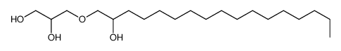 3-(2-hydroxyheptadecoxy)propane-1,2-diol Structure