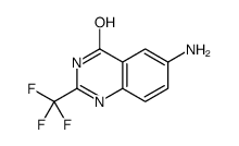 6-AMINO-2-TRIFLUOROMETHYL-QUINAZOLIN-4-OL structure