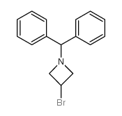 1-Benzhydryl-3-bromoazetidine Structure