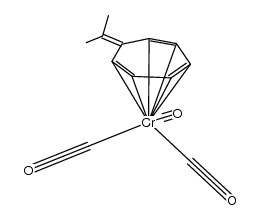 tricarbonyl[1-6-η(8,8-dimethylheptafulvene)]chromium(O) Structure