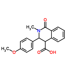 3-(4-Methoxyphenyl)-2-methyl-1-oxo-1,2,3,4-tetrahydro-4-isoquinolinecarboxylic acid图片