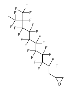 2-[2,2,3,3,4,4,5,5,6,6,7,7,8,8,9,9,10,11,11,11-icosafluoro-10-(trifluoromethyl)undecyl]oxirane结构式