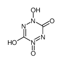 2-hydroxy-5-oxido-1H-1,2,4,5-tetrazin-5-ium-3,6-dione Structure