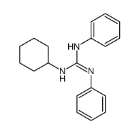 2-cyclohexyl-1,3-diphenylguanidine Structure