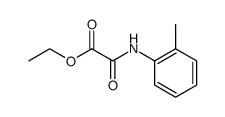 ethyl 2-oxo-2-(o-tolylamino)acetate结构式