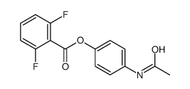 (4-acetamidophenyl) 2,6-difluorobenzoate结构式