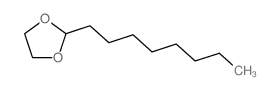 1,3-Dioxolane, 2-octyl- Structure