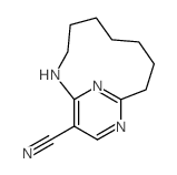 2,11,14-Triazabicyclo(8.3.1)tetradeca-1(14),10,12-triene-13-carbonitrile结构式