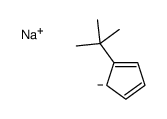 sodium,5-tert-butylcyclopenta-1,3-diene Structure