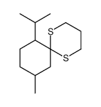 8-methyl-11-propan-2-yl-1,5-dithiaspiro[5.5]undecane结构式