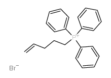 (4-pentenyl)triphenylphosphonium bromide structure