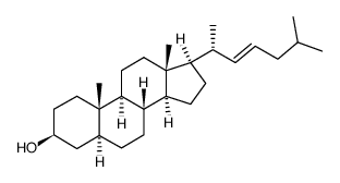 (22E)-5α-cholest-22-en-3β-ol Structure