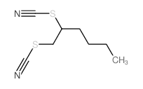 1,2-dithiocyanatohexane Structure