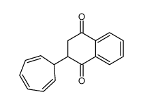 2-cyclohepta-2,4,6-trien-1-yl-2,3-dihydronaphthalene-1,4-dione结构式