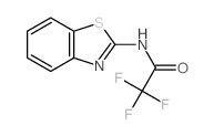 Acetamide, N-2-benzothiazolyl-2,2,2-trifluoro- Structure