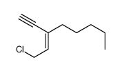 1-chloro-3-ethynyloct-2-ene结构式