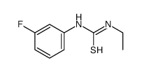 1-ethyl-3-(3-fluorophenyl)thiourea结构式