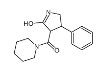 4-phenyl-3-(piperidine-1-carbonyl)pyrrolidin-2-one结构式