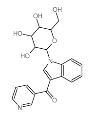 pyridin-3-yl-[1-[3,4,5-trihydroxy-6-(hydroxymethyl)oxan-2-yl]indol-3-yl]methanone picture