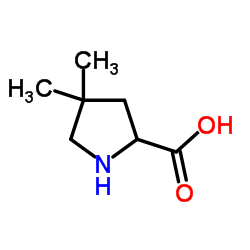 4,4-Dimethyl-L-proline结构式