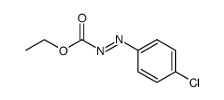 (4-chloro-phenyl)-diazenecarboxylic acid ethyl ester结构式