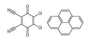 pyrene-2,3-dichloro-5,6-dicyano-p-benzoquinone complex Structure