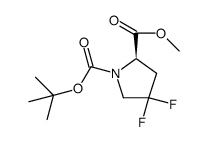 Methyl (R)-1-Boc-4,4-difluoropyrrolidine-2-carboxylate picture