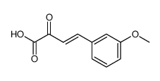 4t-(3-methoxy-phenyl)-2-oxo-but-3-enoic acid Structure