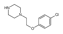 1-[2-(4-CHLORO-PHENOXY)-ETHYL]-PIPERAZINE structure