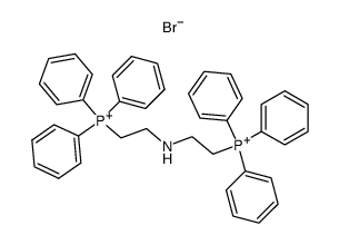 N,N-bis[2-(triphenylphosphonio)ethyl]hydroxylamide dibromide结构式