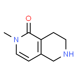 2,6-Naphthyridin-1(2H)-one,5,6,7,8-tetrahydro-2-methyl-(9CI)结构式