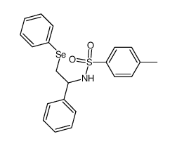 1-(p-Tolylsulfonylamino)-1-phenyl-2-phenylselenoethan结构式