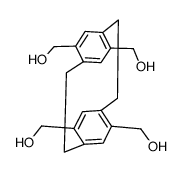 1,4(1,4)-dibenzenacyclohexaphane-12,15,42,45-tetrayltetramethanol Structure