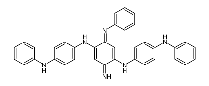 2,5-bis-(4-anilino-anilino)-[1,4]benzoquinone-imine-phenylimine结构式