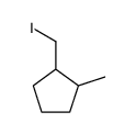 1-(iodomethyl)-2-methylcyclopentane结构式