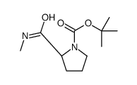 (S)-1-Boc-N-Methylpyrrolidine-2-carboxamide structure