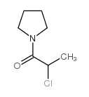 Pyrrolidine, 1-(2-chloro-1-oxopropyl)- (9CI) structure