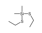 bis(ethylsulfanyl)-dimethylsilane Structure