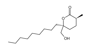 (+)-2-epi-malyngolide Structure