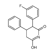 3-(3-fluorophenyl)-4-phenylpiperidine-2,6-dione结构式