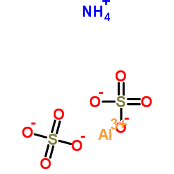 Aluminum ammonium sulfate structure