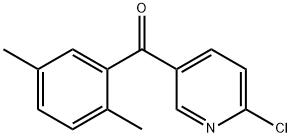 2-Chloro-5-(2,5-dimethylbenzoyl)pyridine picture