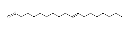 1-methylsulfinyloctadec-9-ene Structure