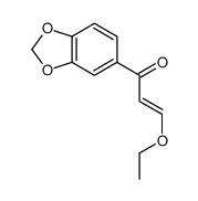 1-(1,3-benzodioxol-5-yl)-3-ethoxyprop-2-en-1-one结构式