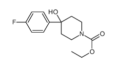 ethyl 4-(4-fluorophenyl)-4-hydroxypiperidine-1-carboxylate Structure